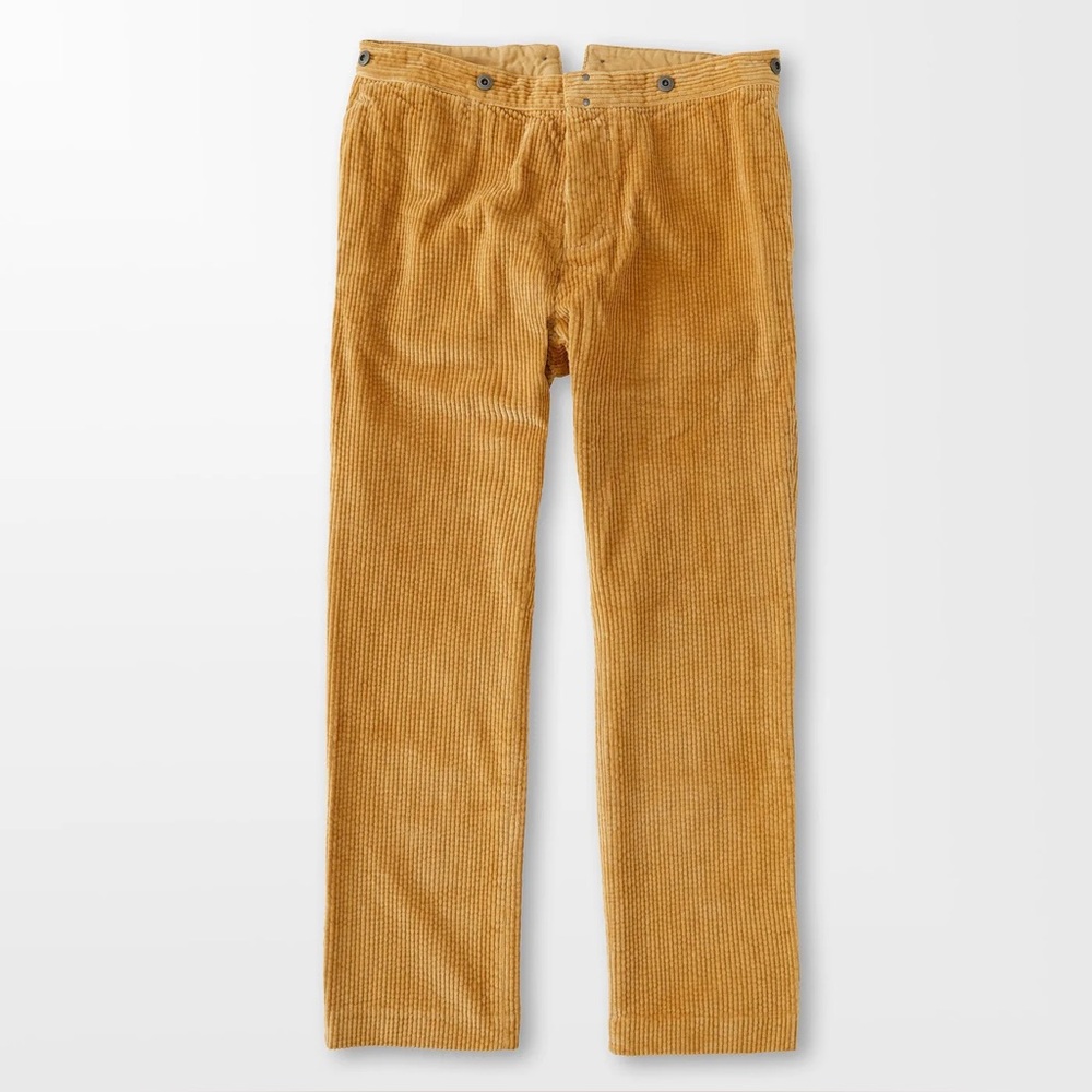 J. Peterman Mustard Corduroy Pants